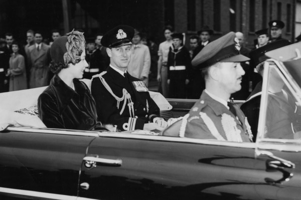1951년 퀘벡을 방문한 엘리자베스 2세 공주와 필립 왕자. [게티이미지]
