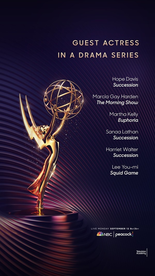 여자 게스트 배우상 후보(사진=텔레비전 아카데미 SNS)©열린뉴스통신ONA