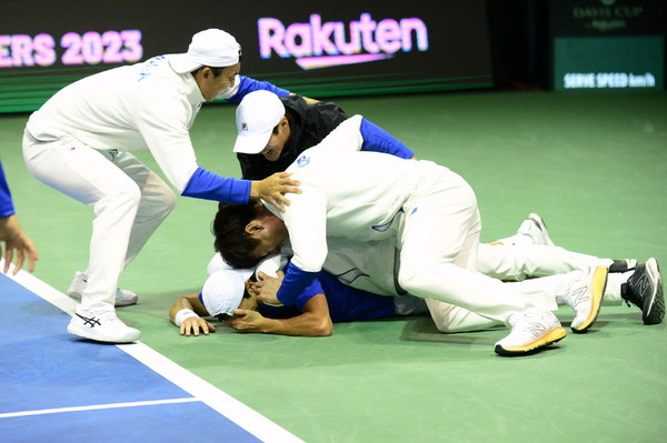 세레모니 중인 한국 대표팀(사진=KTA)©열린뉴스통신ONA