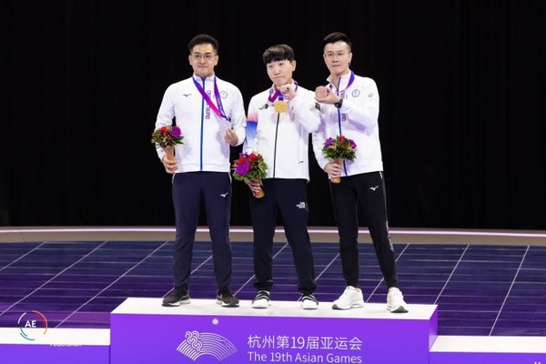 스트리트 파이터 V 메달 세레머니(사진=아시아e스포츠연맹)©열린뉴스통신ONA