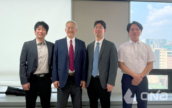 (왼쪽부터) 이길용 세종대학교 바이오융합공학 교수, 윌리엄 푸(William T. Pu) 하버드 의과대학 교수, 이상언 아산병원 심장내과 교수, 건국대 수의학과 김시윤 교수 (제공=세종대) ©열린뉴스통신ONA