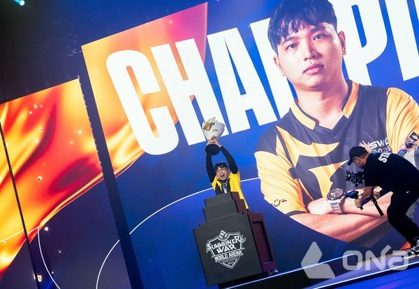 ‘SWC2025’ 월드 파이널 챔피언 PU.(제공=컴투스)©열린뉴스통신ONA