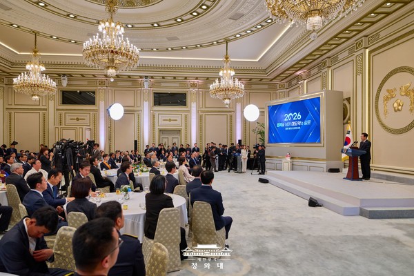 2026년 신년인사회 현장.(자료=청와대)