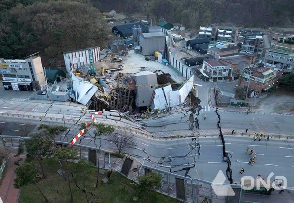 광명시 일직동 양지사거리 사고 현장 사진(사진=국토부)©열린뉴스통신ONA