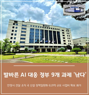 안양시 인공지능AI 미래 경쟁력 핵심동력 가동 '속도낸다'