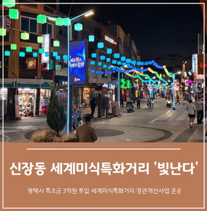 평택시 신장동 세계미식특화거리 '별들이 빛난다' - 뉴스 썸네일 이미지